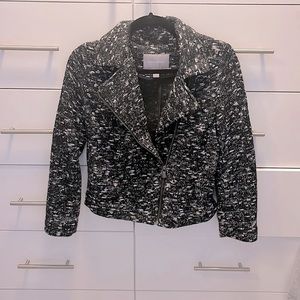 Banana Republic Tweed Moto Jacket